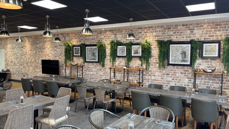 De Vere BMW Academy Restaurant with Muraspec wallcoverings